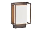 LED Wandleuchte Nestor - 8W, 550lm, 2700K, IP44, CRI 80, 120°, nicht dimmbar, L=221mm, B=147mm, H=87mm