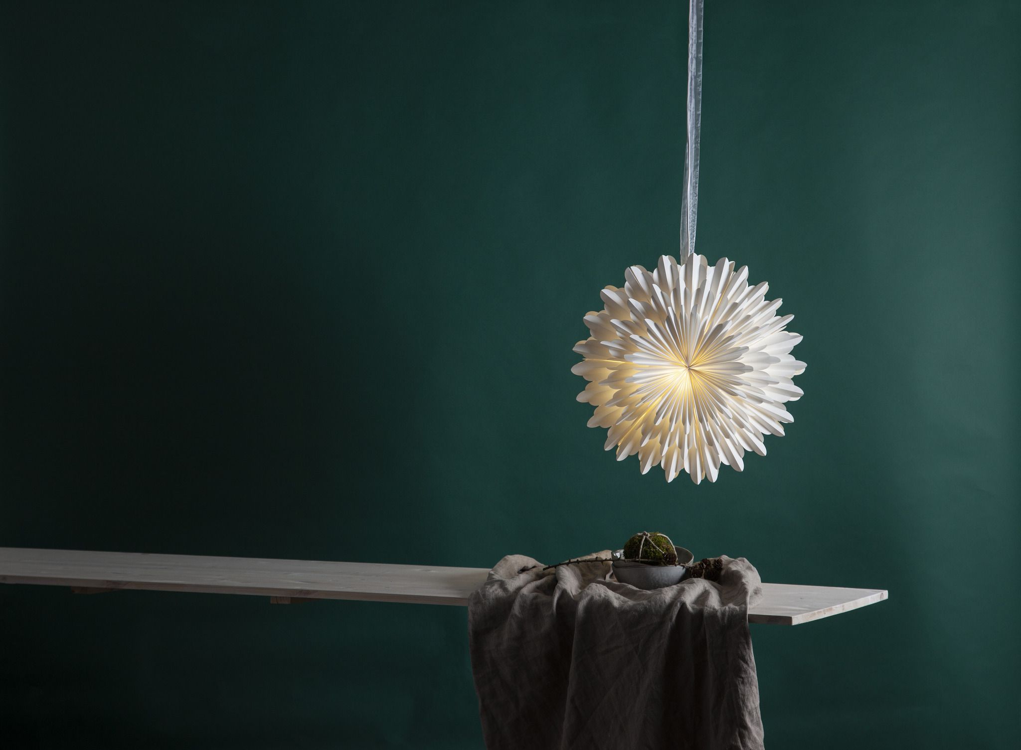 Papier Stern Snow - Indoor, Weiss
