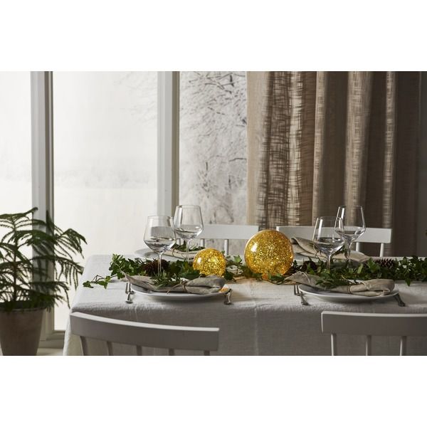 Glasdekoration Star Fall - IP20, Warmweiss, 10 LED