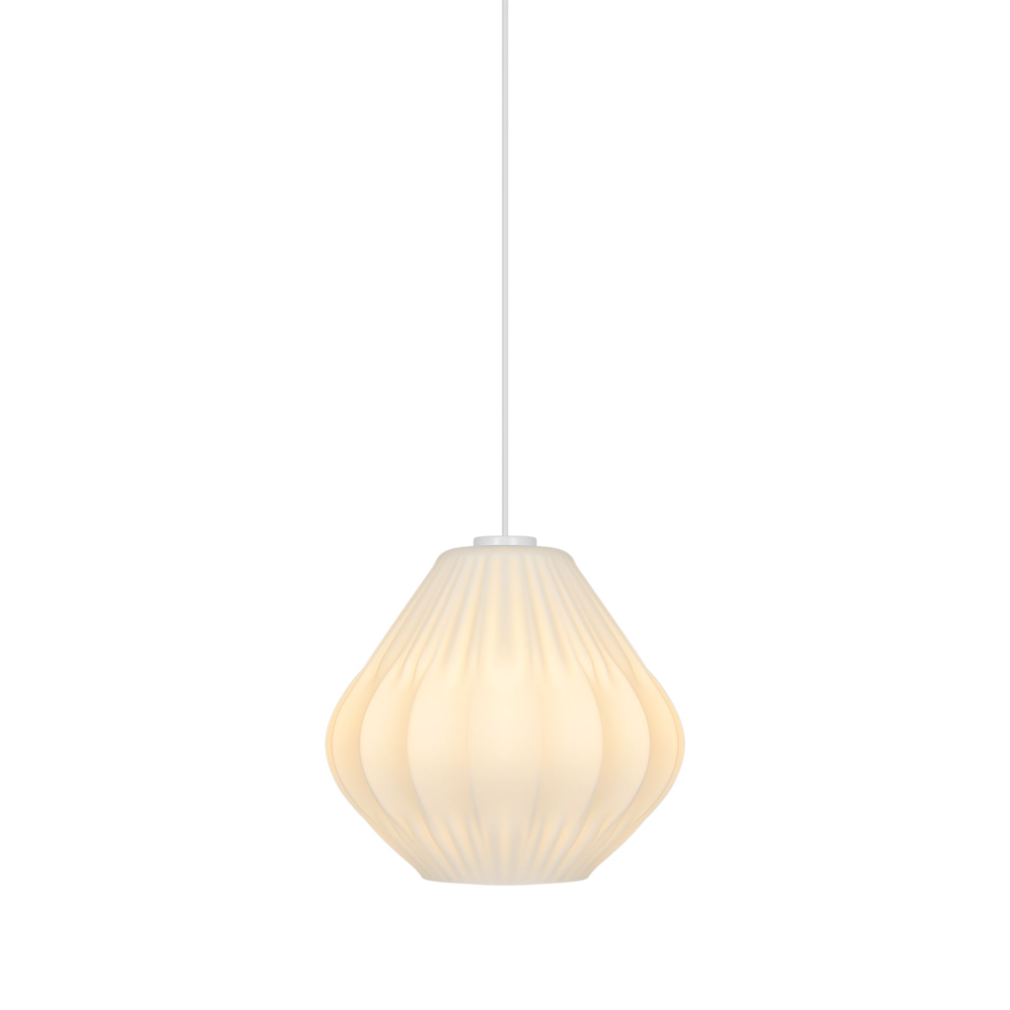 Pendelleuchte Maluca Opal weiss - E27, IP20, 230V