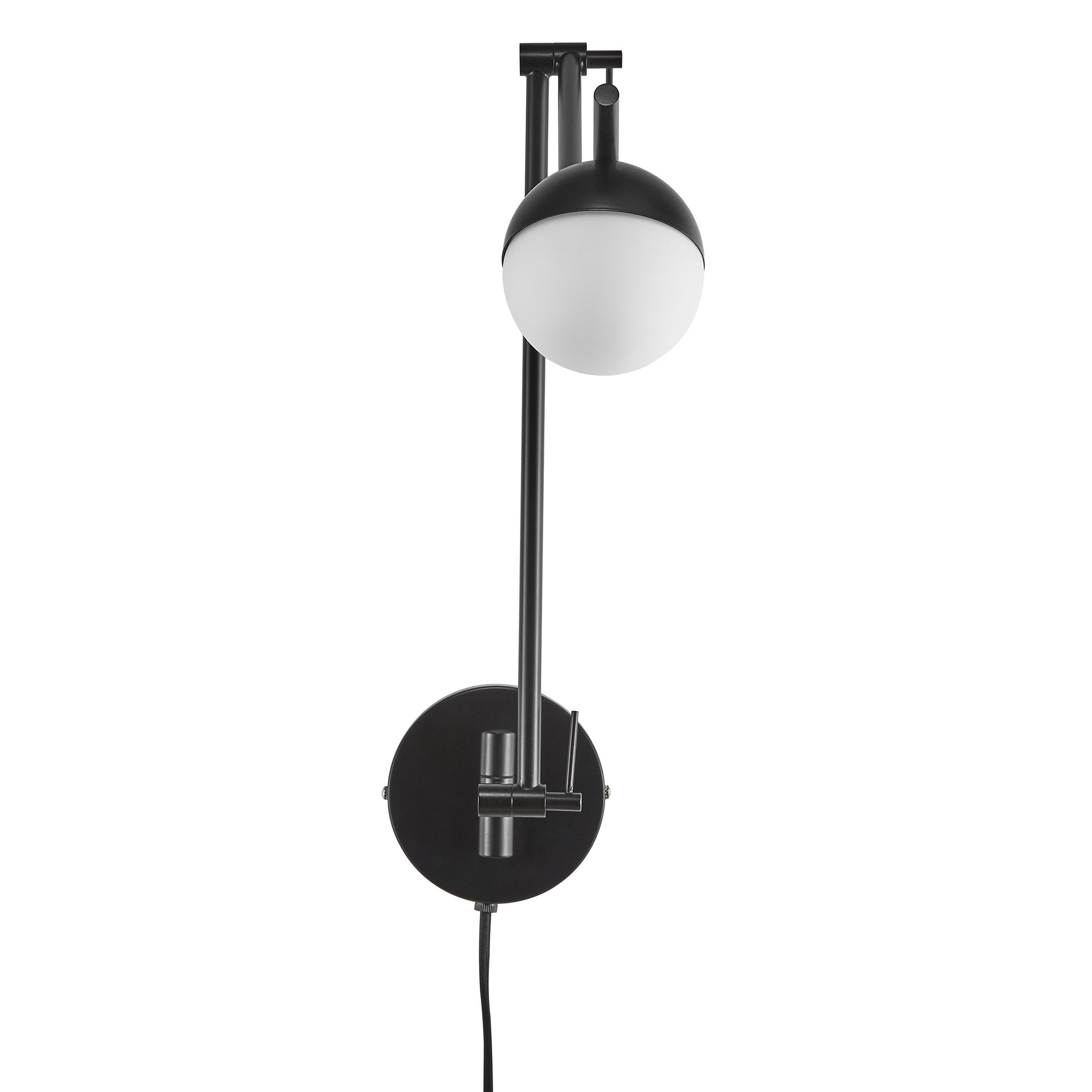 Contina, Wandleuchte/Deckenleuchte, Schwarz - G9, max. 5W, IP20