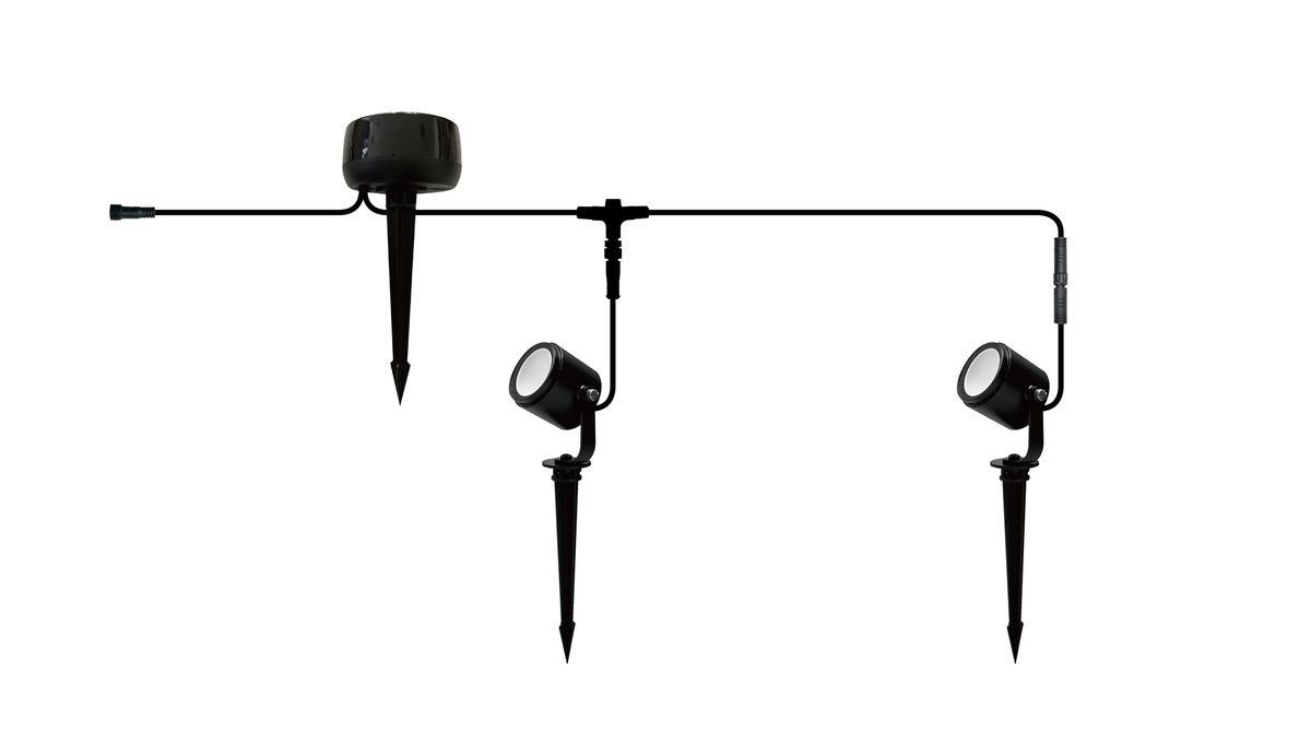 24V RGBW Smart Spot Duopack RGBW - 24V DC, 5W, 450lm, 3000K, IP65, 36°, anthrazit, inkl. Spike