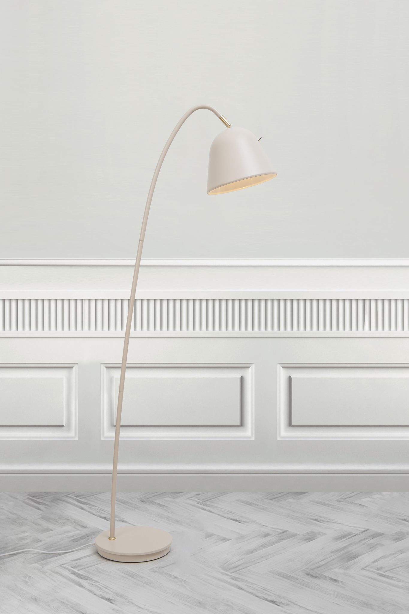 Fleur, Stehleuchte, Beige - IP20, E27