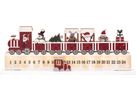 Indoor Decoration JOLLY - IP20, Warmweiss,Multicolor