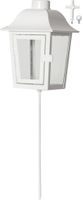 Laterne Serene - Outdoor, Weiss, 45cm Höhe, Timerfunktion