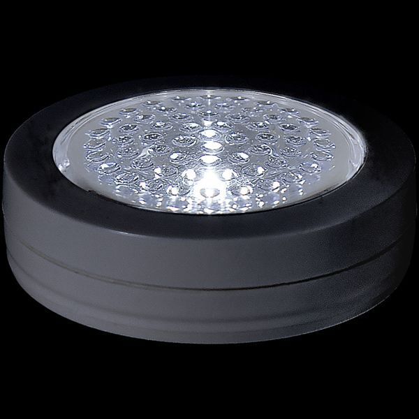 LED Nachtlicht Functional 3er Pack - 5Lm, 3000K, 0.225W, 4.5VDC, schwarz, ein/aus, exkl. 3x AAA