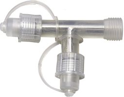 System LED/Expo Extra, T-Stück Verteiler - Transparent, mit 2 Schraubverbindungen