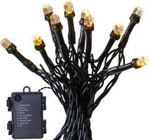 Lichterkette Diamond Star Light - IP44, Warmweiss, 80 LED's, 600cm