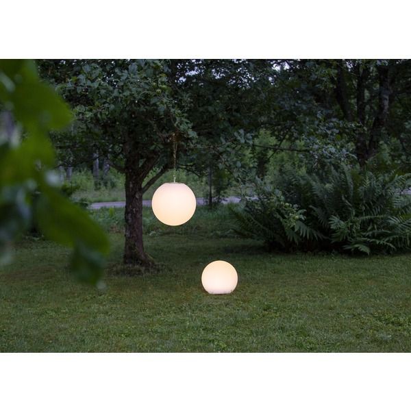 Solar Decoration Globy - Weiss, Lichtfarbe Warmweiss