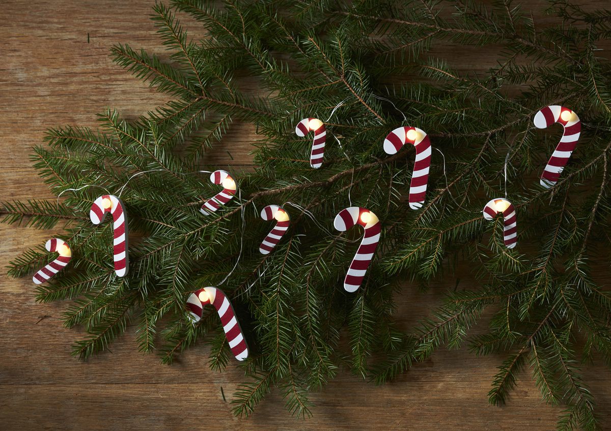 Lichterkette CandyCane - IP20, Warmweiss, 10 LED'S