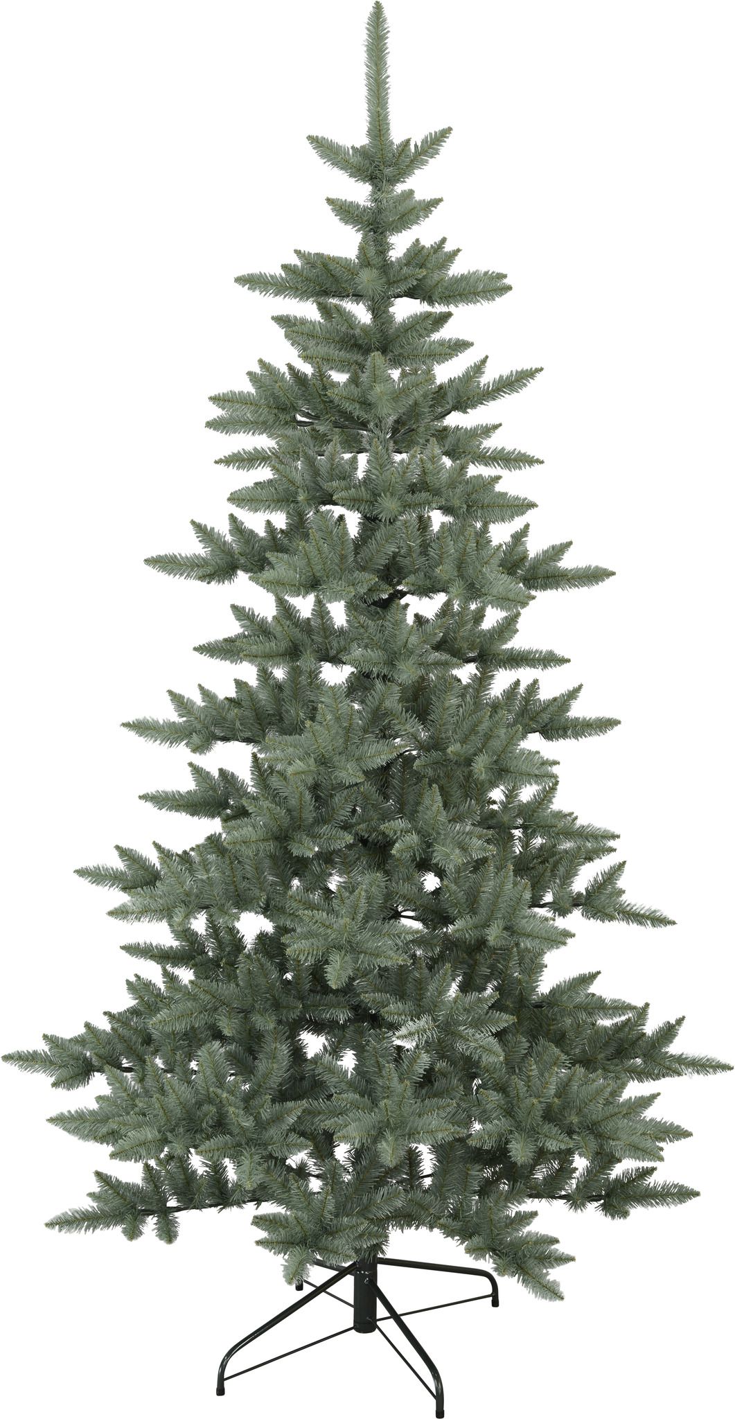 Künstlicher Weihnachtsbaum Royal Blue - grün, keine Lämpchen, 225cm Höhe