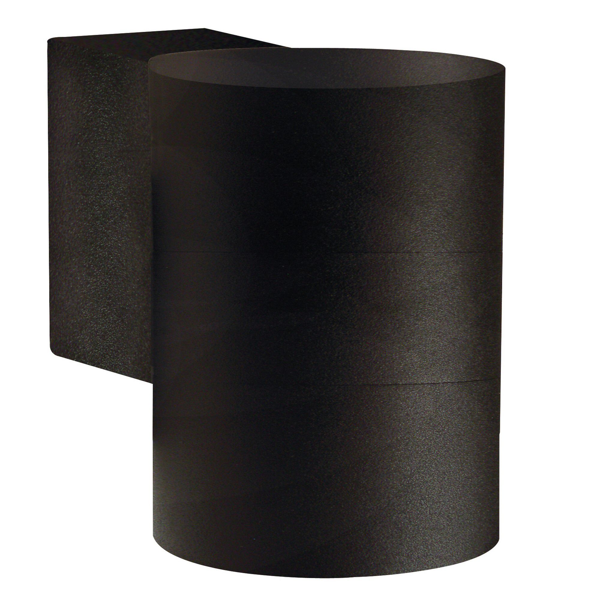 Wandleuchte Tin Maxi - 1xGU10 (exklusiv), max.35W, IP54, schwarz, dimmbar (optional Leuchtmittel), D=76mm, H=105mm