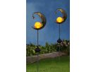LED-Solar Erdspieß Mond - IP44, warmweiss, 0.06W