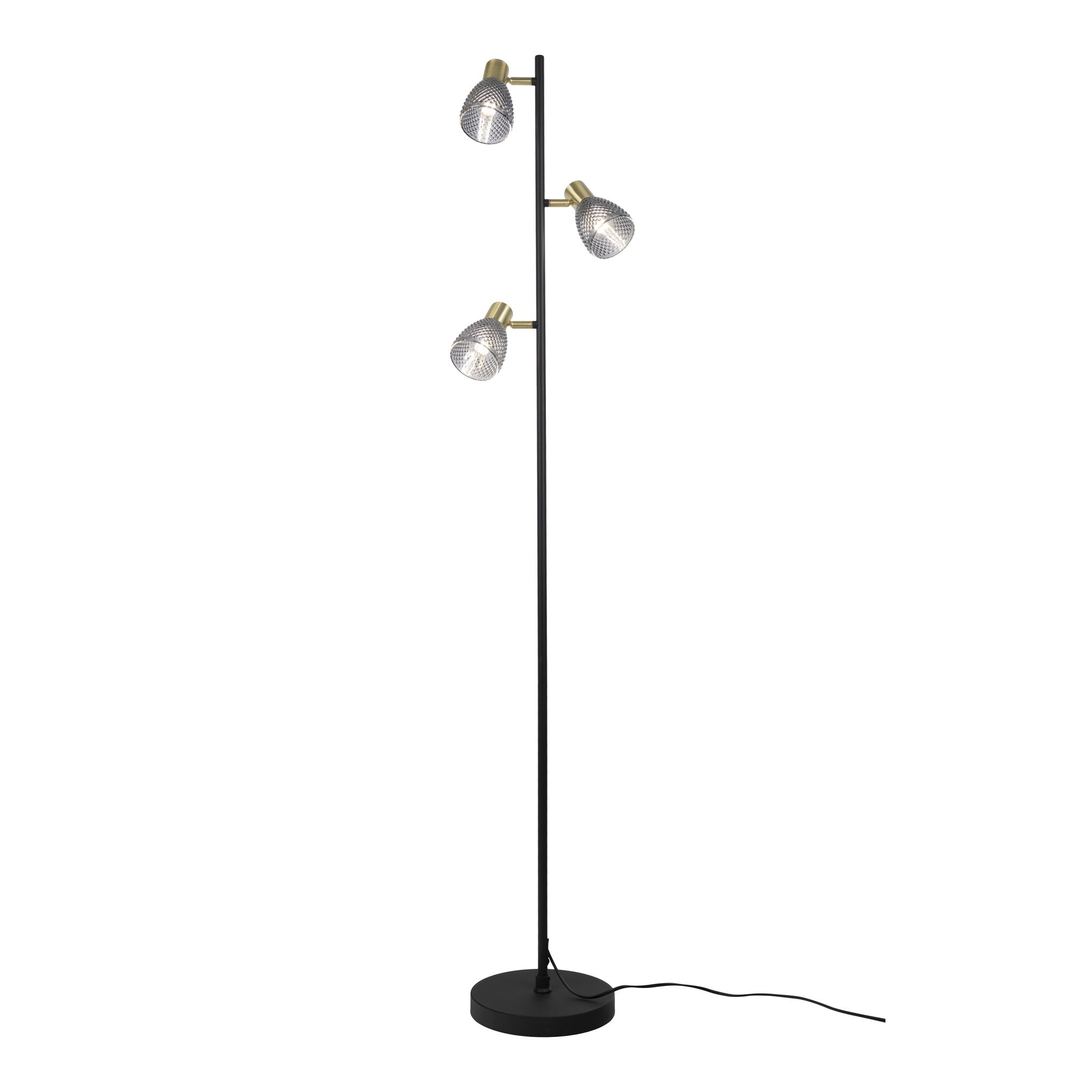 3er Spot Stehleuchte LINDITA H: 154cm exkl. Leuchtmittel - E14, IP20, 230V