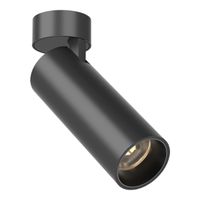 Anbauspot PURE Art - 15W, 950lm, 3000K ,IP20, CRI90, UGR<10, Schwarz, PhasenDIM, D=55mm, H=150mm