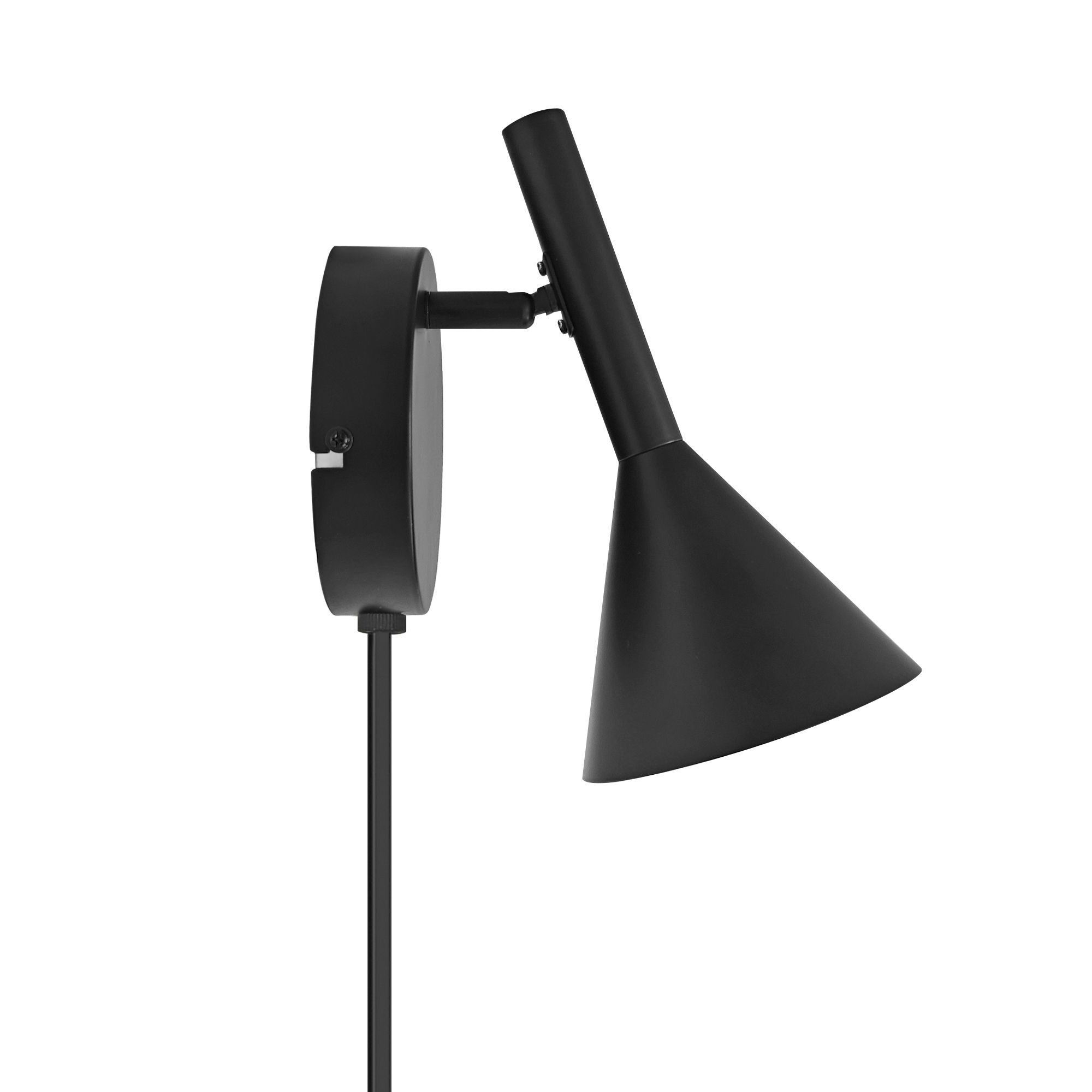 Wandleuchte Kelvis Schwarz - GU10, IP20, 230V
