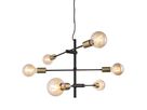 Josefine, Pendelleuchte, Schwarz - E27, max. 6x28W, IP20