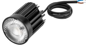 LED Modul Diamond 92 (3000K) - 10W, 676lm, 3000K, IP20, CRI 92, 36°, silber-schwarz, dimmbar, D=49.6mm, H=75.5mm