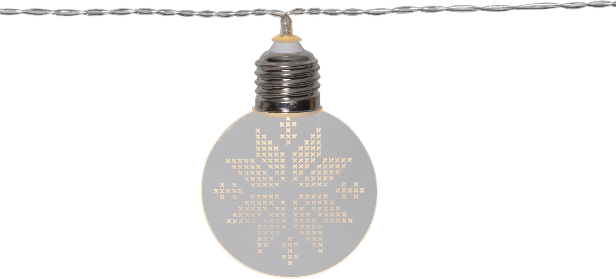 Lichterkette  Ornament - IP20, Warmweiss, 10 LED's