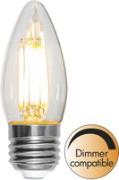 LED Leuchtmittel E27 C35 Clear - E27, 470lm, 2700K, 4.2W