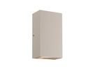 Rold - 2X5W, 2x350lm, 3000K, IP54, CRI 80, 2x125°, geschliffen, nicht dimmbar, L=90mm, B=55mm, H=160mm