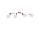 4er Deckenleuchte  MONACO  L: 70cm beige - IP20, E14, Beige