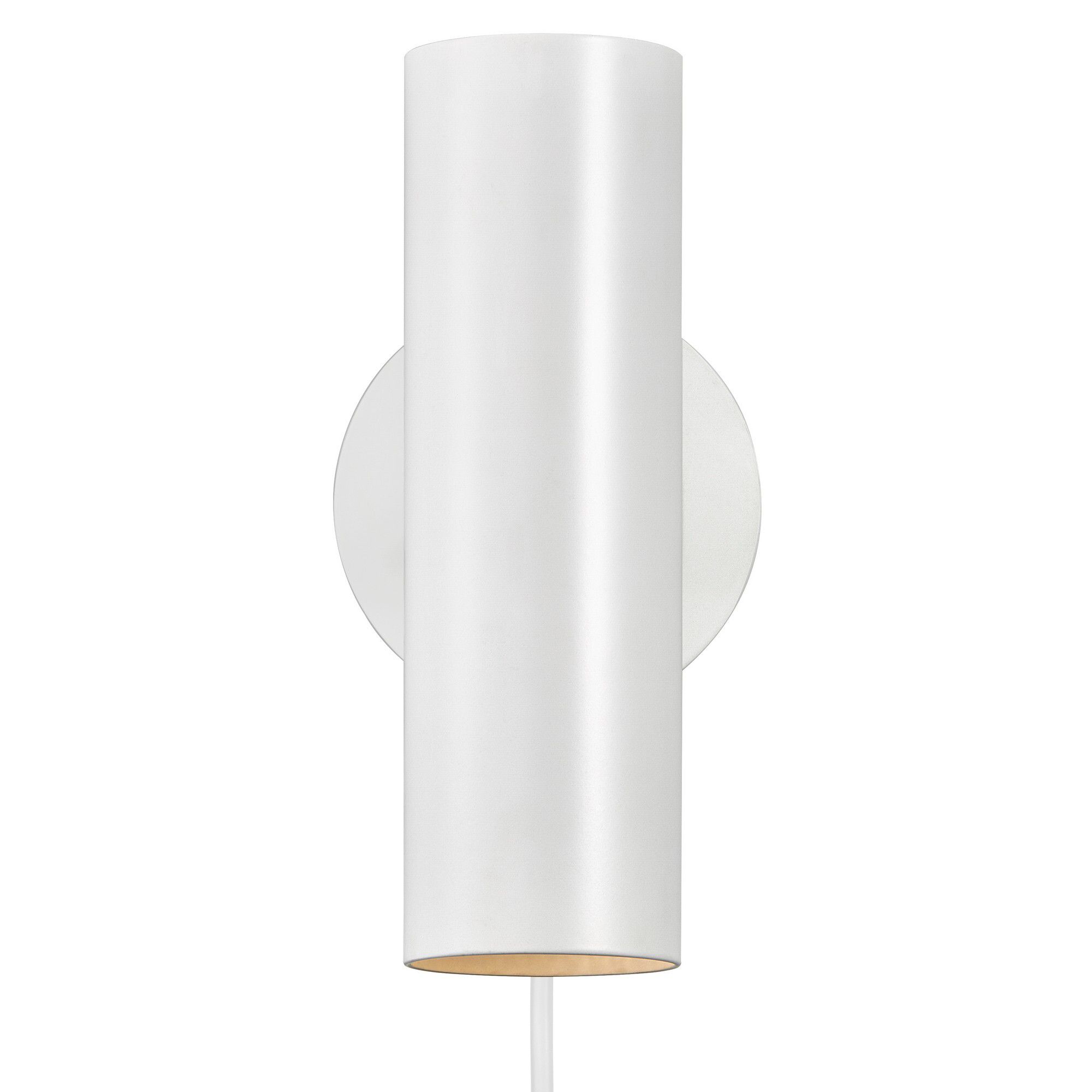 MIB 6 Wandleuchte - weiss/Metall, 230V, GU10, 20x10cm, exkl. Leuchtmittel