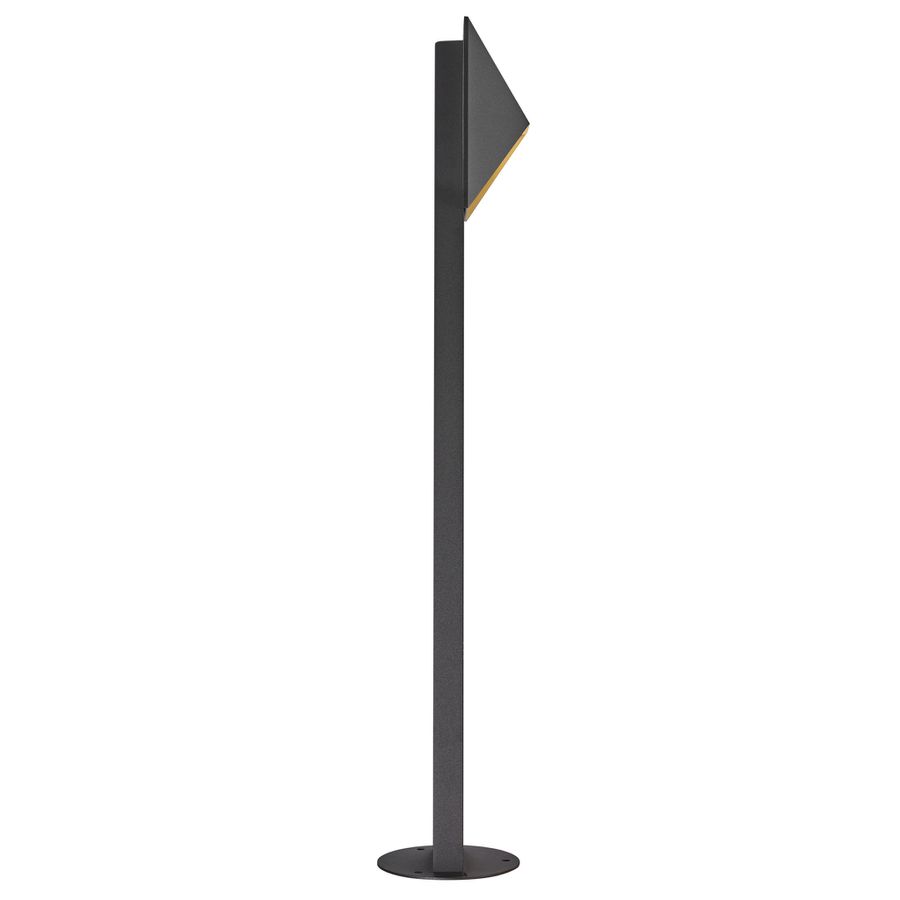Wegleuchte PONTIO 15 - 1xGU10 (exkl.), max.25W, IP54, schwarz, dimmbar (optional Leuchtmittel), L=150mm,B=150mm, H=850mm