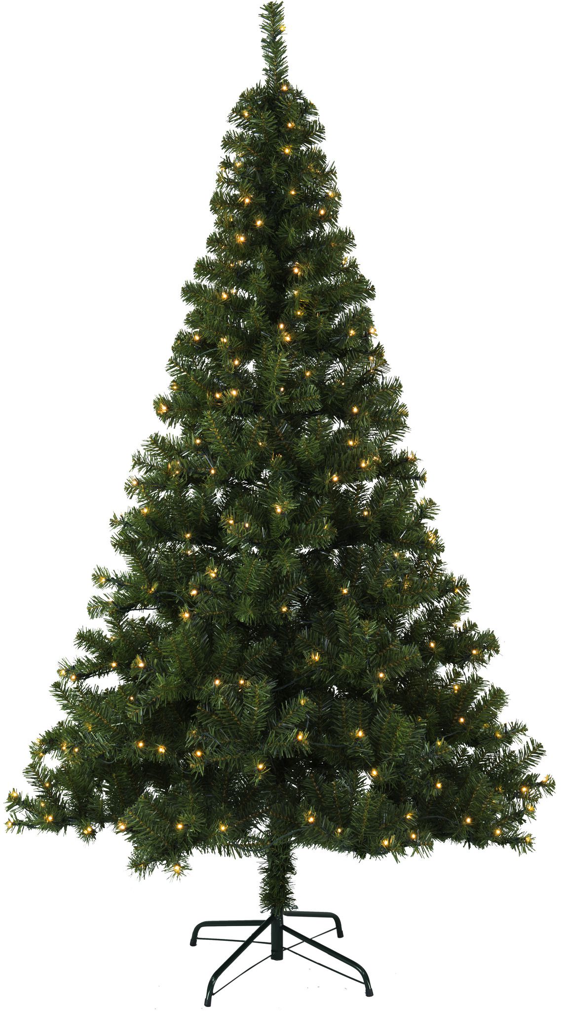 Albero di Natale  LED Ottawa - grün, 260 LED's, 210cm Höhe