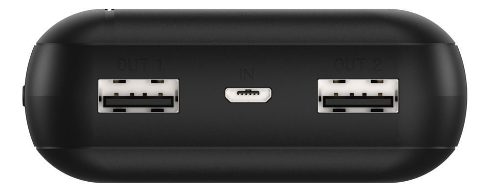 Powerbank 20AH PB212 - Externer Zusatzakku mit zwei USB-Ladebuchsen