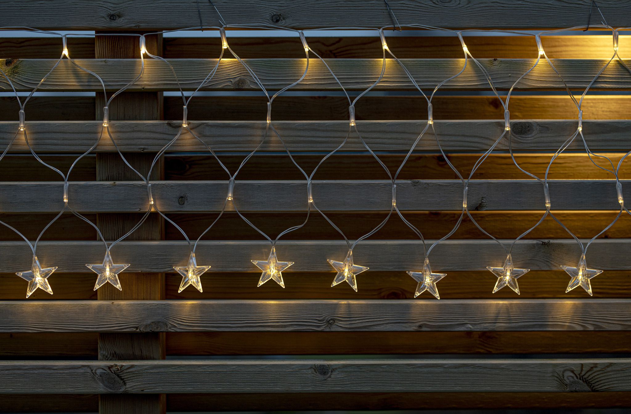 Netz Lichterkette StarNet - IP44, Warmweiss, 160 LED