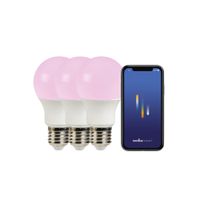 LED-Leuchtmittel Smart E27,  A60, 806lm , 3-pk. - LED-Leuchtmittel Smart E27,  A60, 806lm , 3-pk.