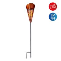 LED Solar-Erdspieß TORCH H: 96 cm - IP44, 0.05W, Warmweiss