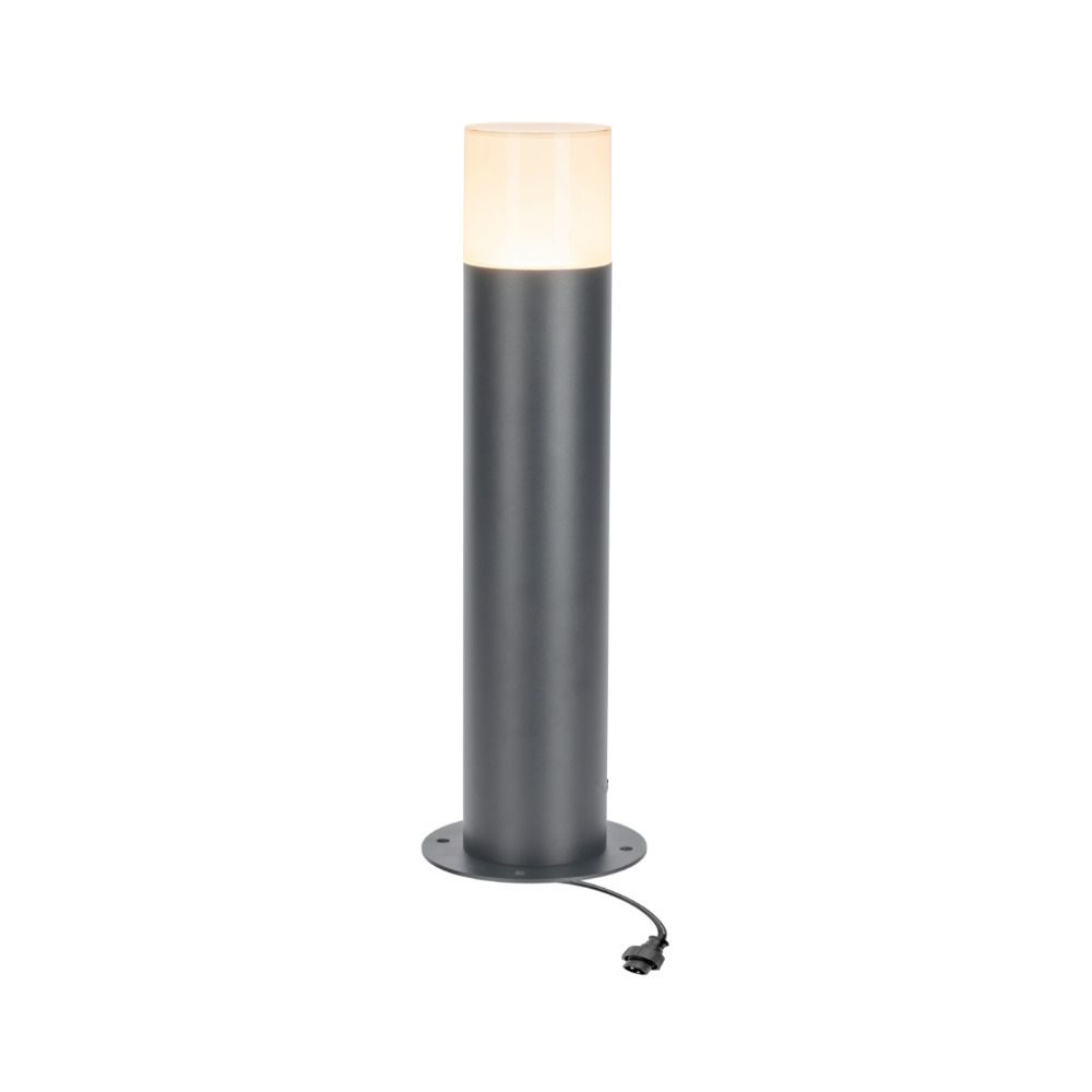 Playlight 24V Pollerleuchte Rund - 24V DC, 5W, 420lm, 3000K, IP44, anthrazit