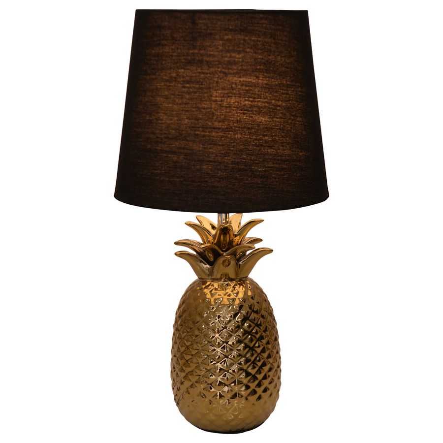 Keramik-Tischleuchte h: 45cm Ananas - E14, 40W, IP20