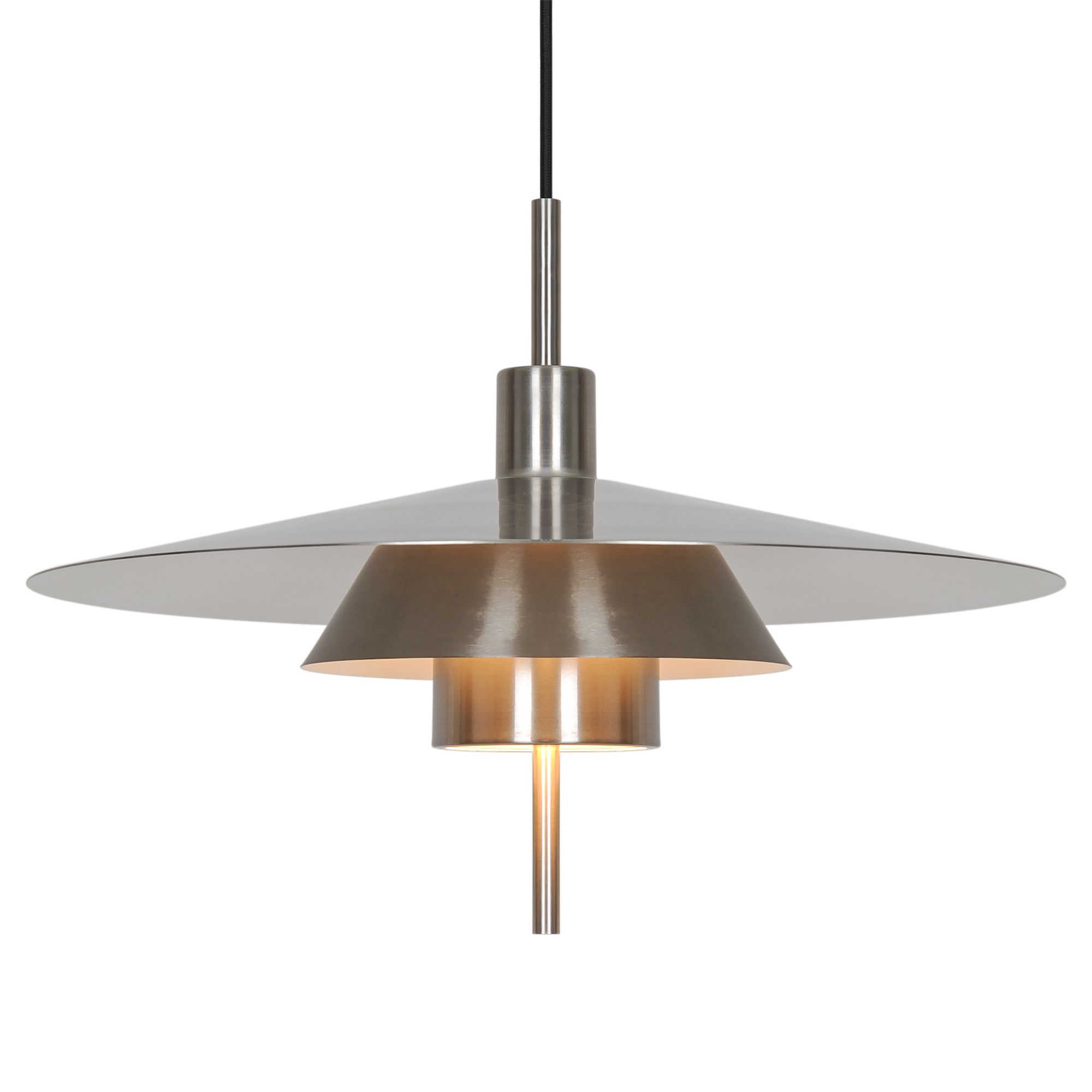 Pendelleuchte Latika Gebürstetes Chrom - E27, IP20, 230V