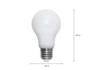 LED Leuchtmittel E27 A60 Opaque filament RA90 - E27, 806Lm, 7W, 230V