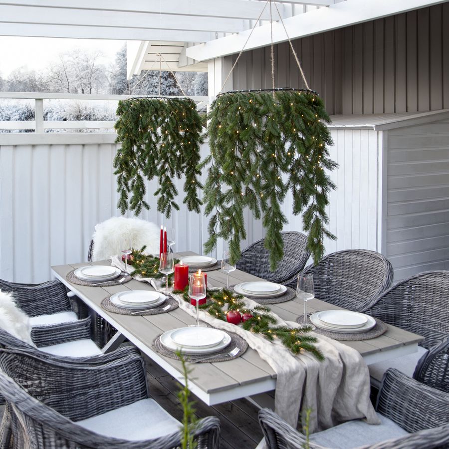 Kranz Erna - IP20, Warmweiss,Grün