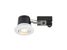 Einbaudownlight UMBERTO - GU10 (exkl.), max. 7.5W, IP44, weiss, optional (Leuchtmittel), D=79mm, B=96mm, H=66mm, BL=76mm