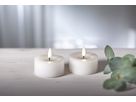 LED Teelicht 2 Pack Flamme Flow - Indoor, Weiss, 5.5cm  Höhe, Timerfunktion
