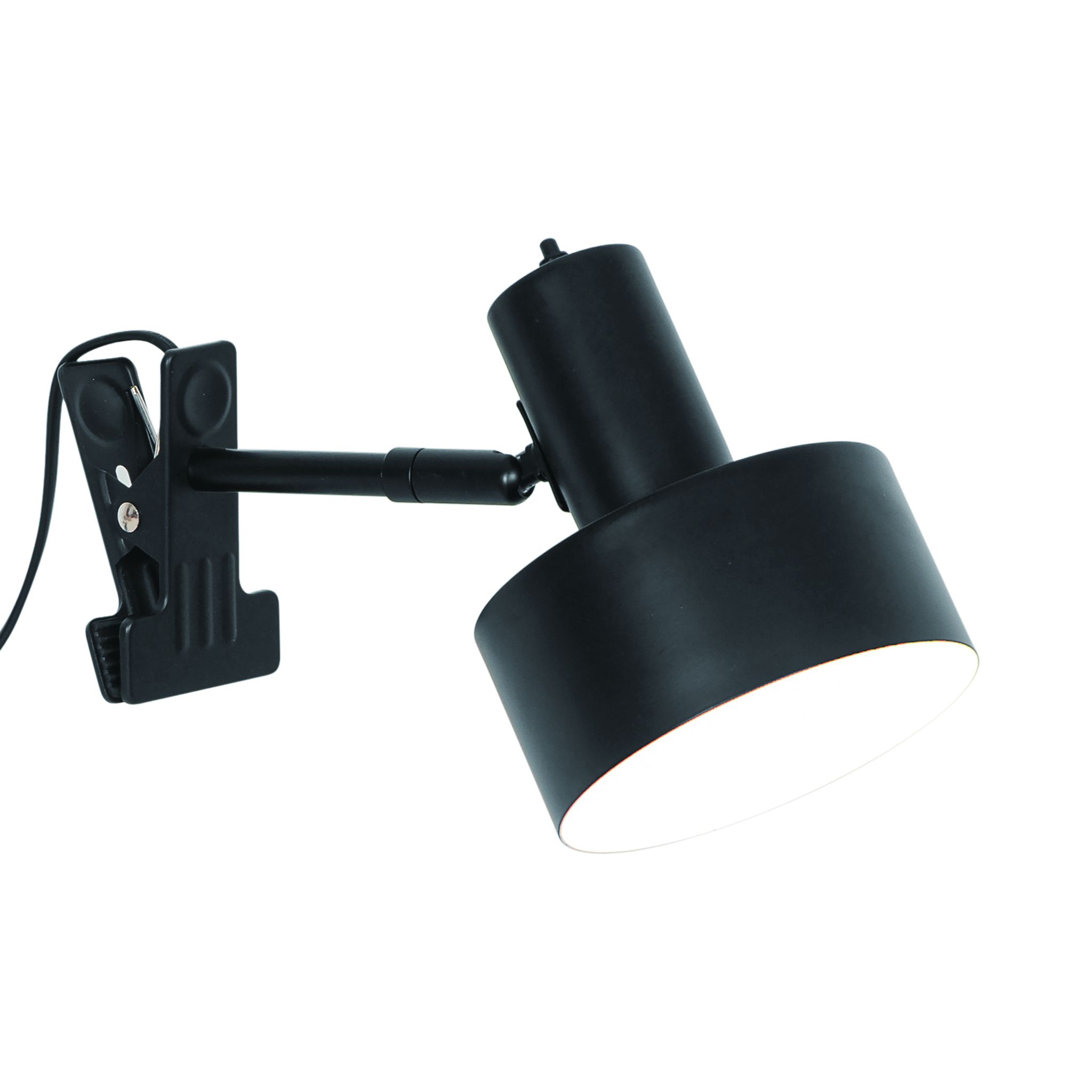 Klemmleuchte Matis Schwarz - 15W, E27, IP20