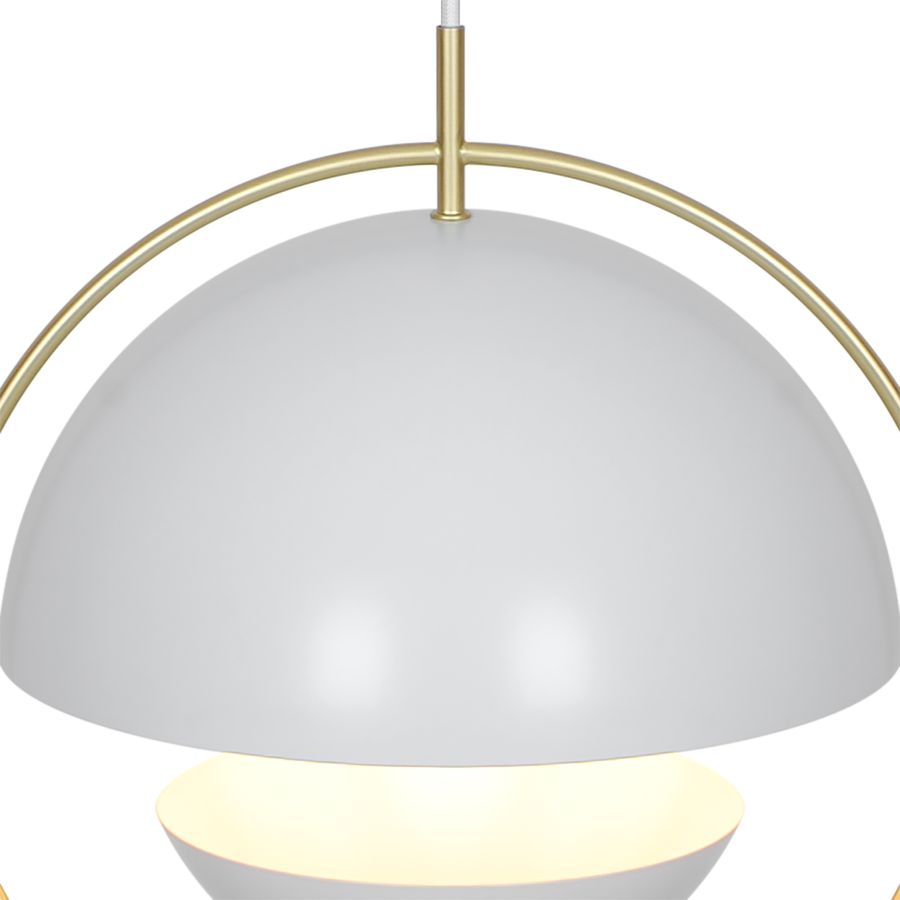 Pendelleuchte Tavia Weiss - 40W, E27, IP20