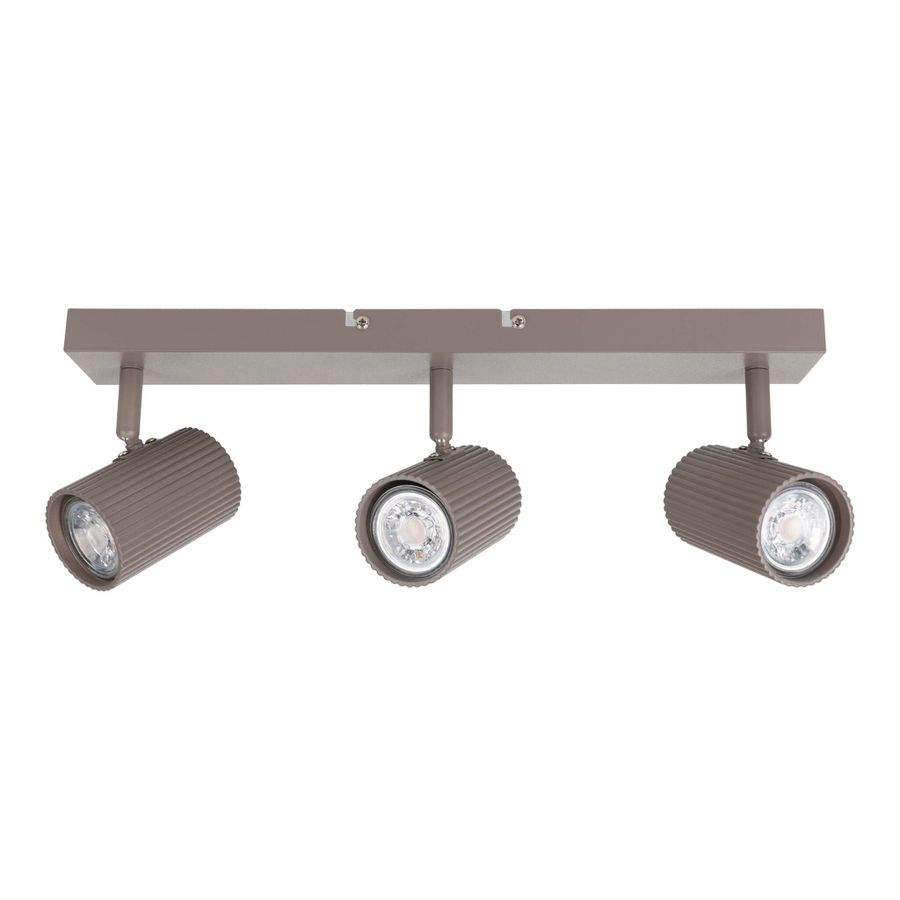 3er Spot-/Deckenleuchte  TINNIS  L: 41cm sand - IP20, GU10, Beige