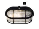 Oval Skot, Wandleuchte/Decke, Schwarz - E27, max.60W, IP44
