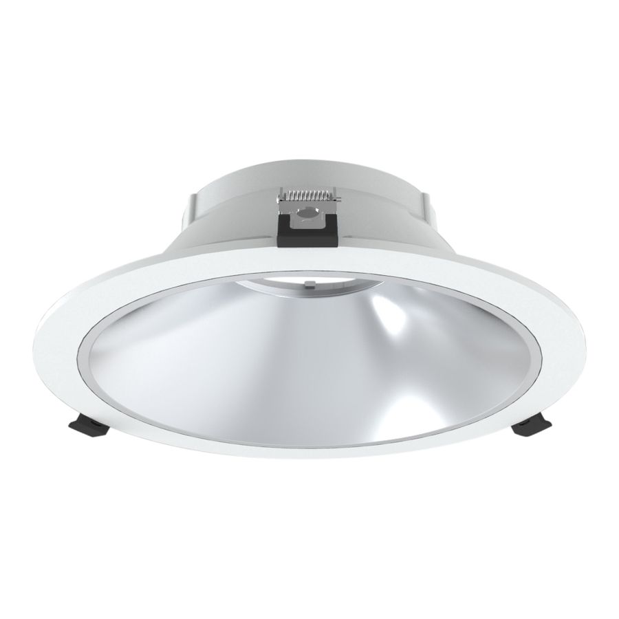 Einbauring CAMELION BL 210 - BL=200-210mm, H=73mm, D=229mm, weiss mit silb. Reflektor