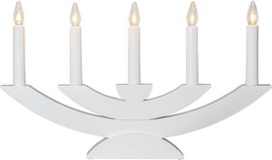 Kerzenleuchter Navida - IP20, Weiss, Warmweiss