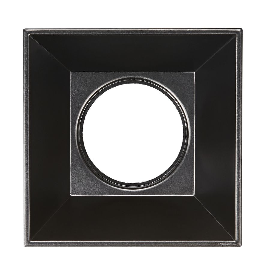 Anbauspot ETHAN - GU10 (exkl.), max. 4x10W (LED), IP20, schwarz-matt, dim. optional, L=216mm, B=216mm, H=120mm