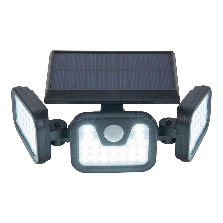 LED Solar Außenwandleuchte PACITA - IP44, 6W, Kaltweiss
