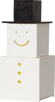 Figur SNOWMAN - Indoor, Weiss, 20 LED