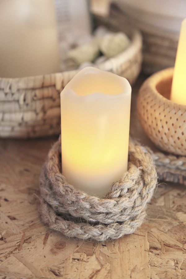 LED Pillar Kerze 2er Pack Wave - Indoor, Weiss, 6cm Höhe, Timerfunktion